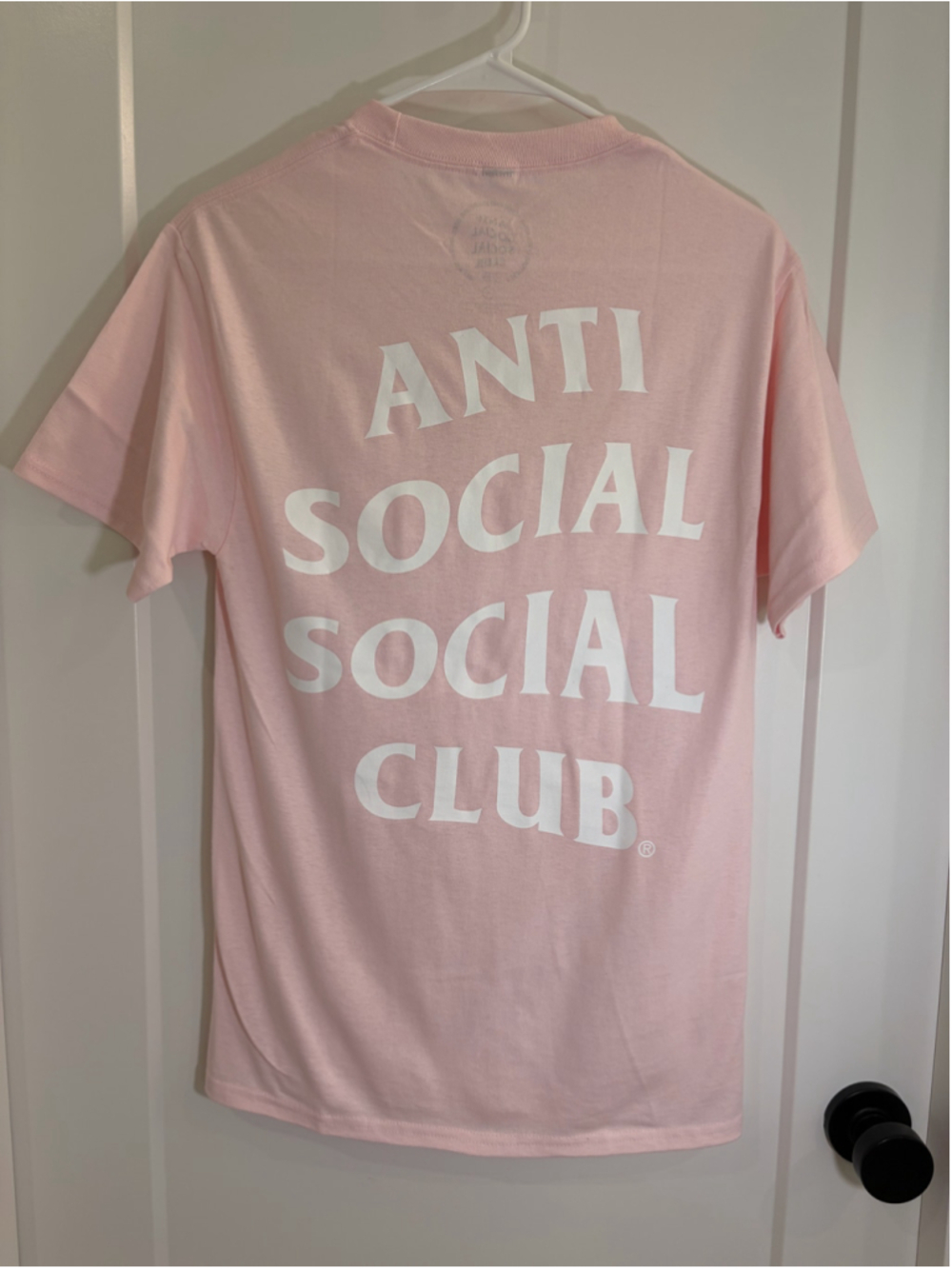 Anti Social Social Club ASSC Mind Games Graphic Logo T-Shirt Pink Size Small